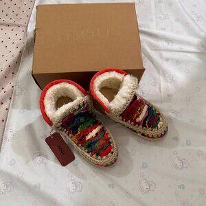 Mou Eskimo Series Colorful Woven Snow Boots